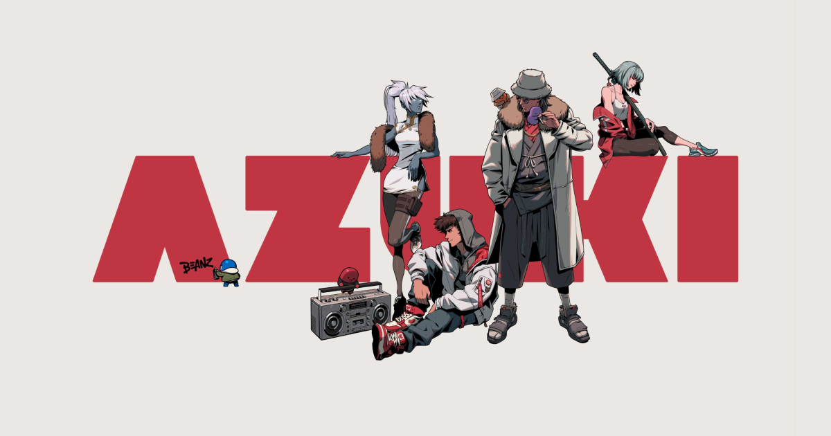 Azuki application banner showing the main interface