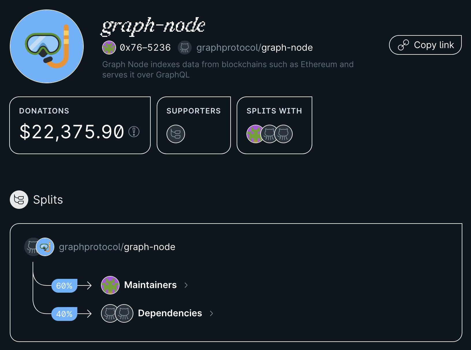 Screenshot 1 of DRIPS showing the application interface